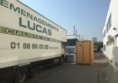 Camion Lucas au dépôt